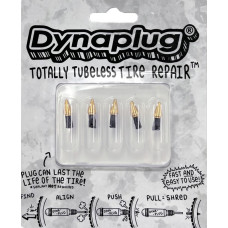 Dynaplug Tubless 5 pak repair plug kort - landevejscykel