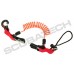 Retractor fjeder med plastik snap-hook
