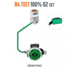 Tecline regulator sæt R4 TEC 1, 100% O2 M26x2, stage set