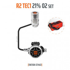 Tecline Regulator sæt R2 Tec 1 21% O2 G5/8 Stage Set