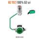 Tecline Regulator sæt R2 Tec 1 100% O2 M26x2 Stage Set