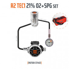 Tecline Regulator sæt R2 Tec 1 21% O2 + SPG G5/8 Stage Set