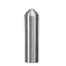 Tecline Alu flaske 11,1 Liter, Børstet, uden ventil