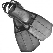 Tecline finner jetstream med spring straps Sort