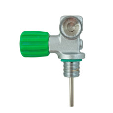 Flaske ventil mono O2 til M26x2 - Viton
