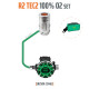 Tecline Regulator sæt R2 Tec 2 100% O2 M26x2 Stage Set