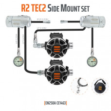 Tecline Regulator sæt R2 TEC 2 Sidemount